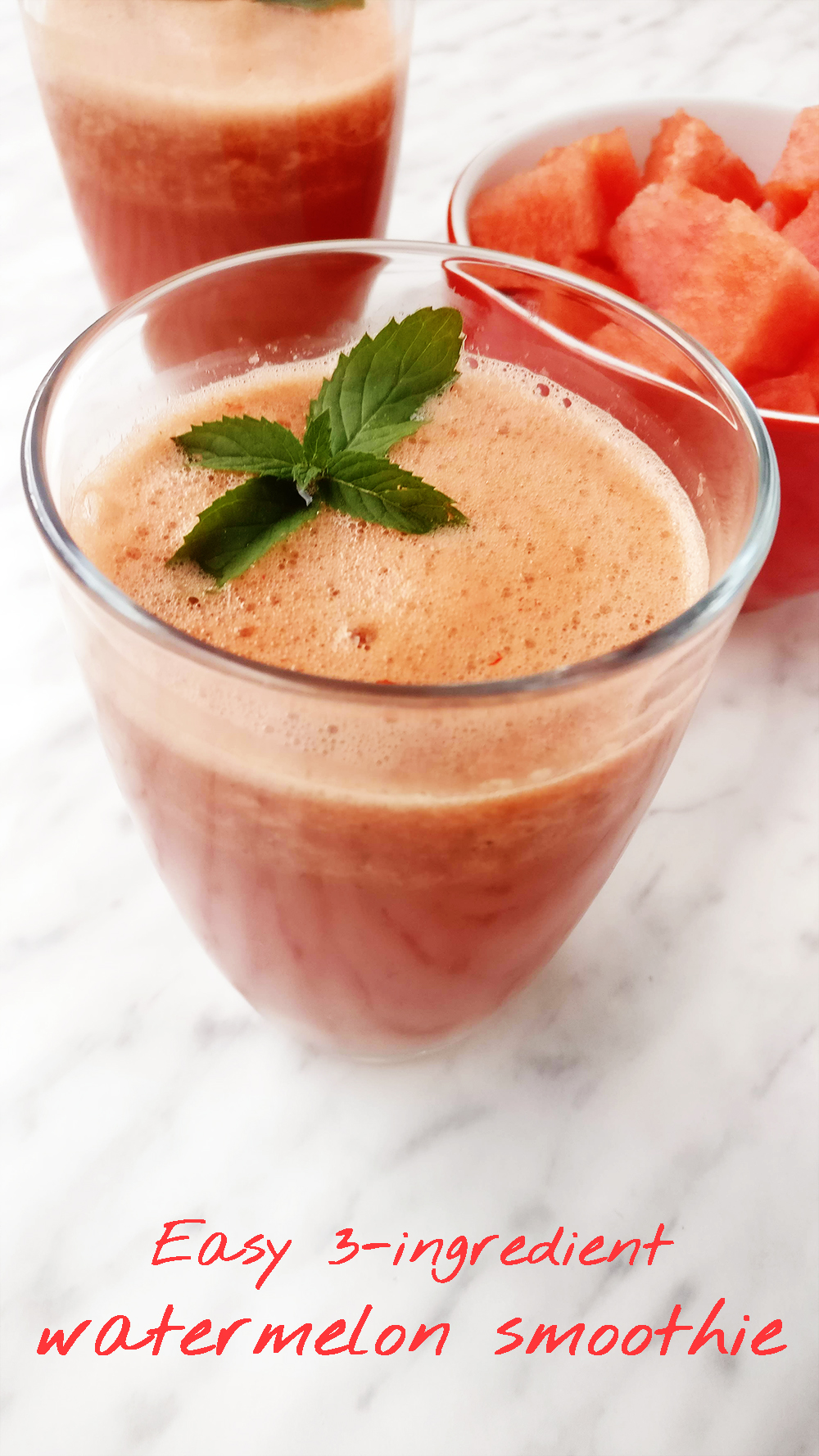 Easy 3-ingredient watermelon smoothie | Aliz’s Wonderland